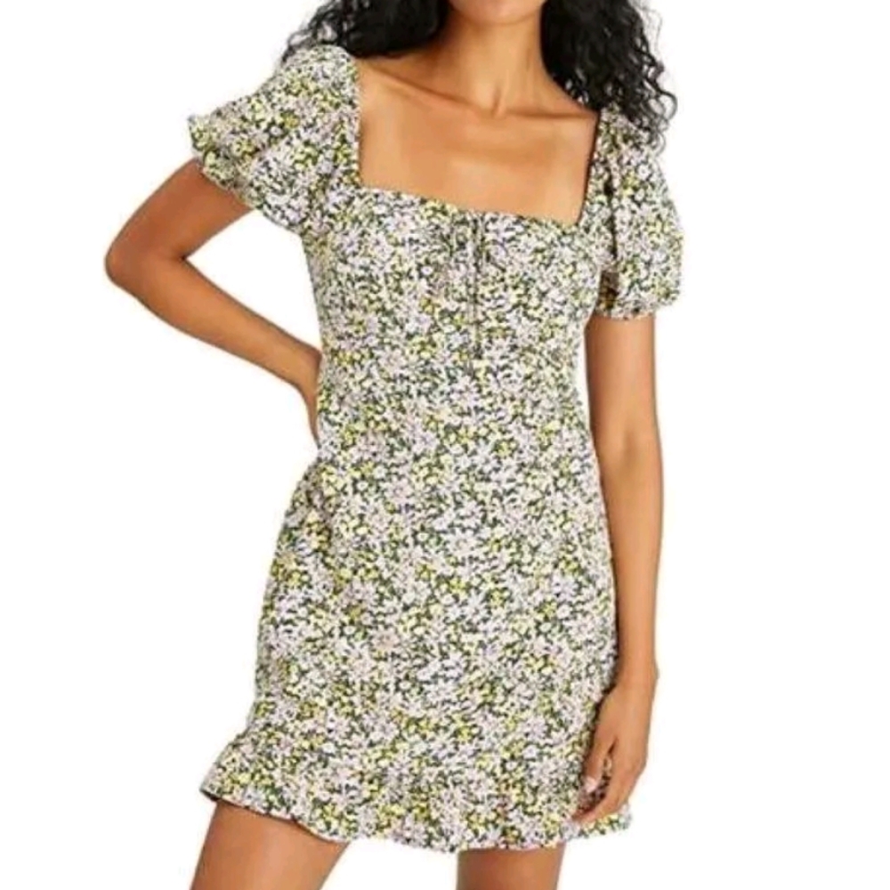 Sanctuary Women's Fresh Breeze Floral Ditzy Mini Dress size 0